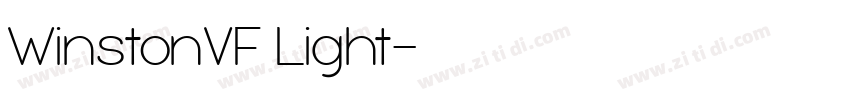 WinstonVF Light字体转换